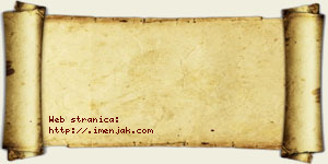 Ignjatije Miljaković vizit kartica